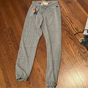 Aviator Nation Grey Sweatpants Medium